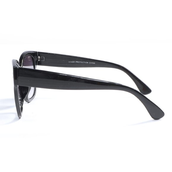 Go-to 100% UV Protection Polycarbonate Black Nostalgia Large Sunglasses - Picture 3 of 11